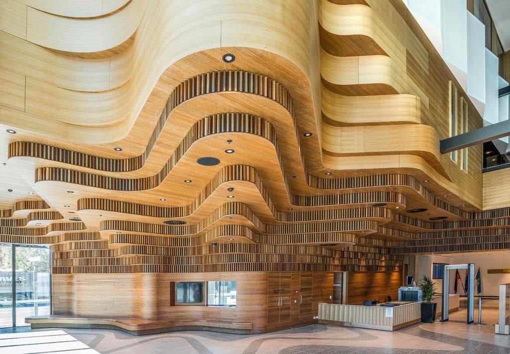 Shepparton Law Court Redevelopment - Author: Architectus (Photo by Scott Burrows @scottburrowsphotographer)
·⁠
archiobjects.org⁠
#archiobjects