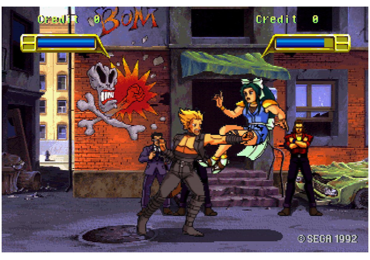 Sega's "Burning Rival" game came out in 1993!! The copyright is even earlier, from 1992! This looks way better than most 32-bit era anime fighters!