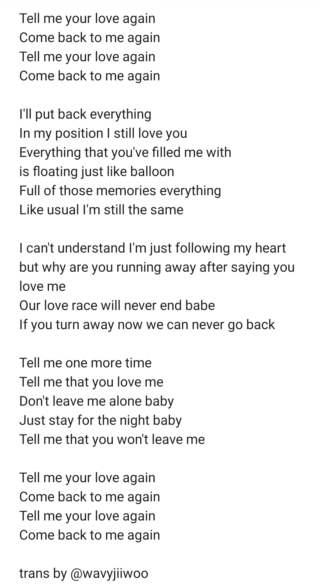 ☁️ On Twitter: "Baekhyun - Love Again Lyrics By Colde Eng Translations ⬇️ Https://T.co/6Sltsqddjn" / Twitter