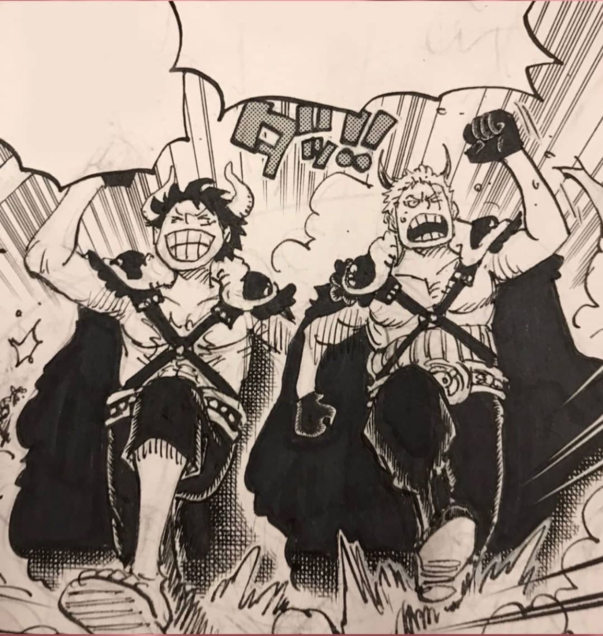 Monkey D Gizem ししし Luffy 1037 Hype Onepiece980 Part Of Oda S Raw Art Shared On The Instagram Stories Of Onepiece Staff I M Still On Cloud Nine By