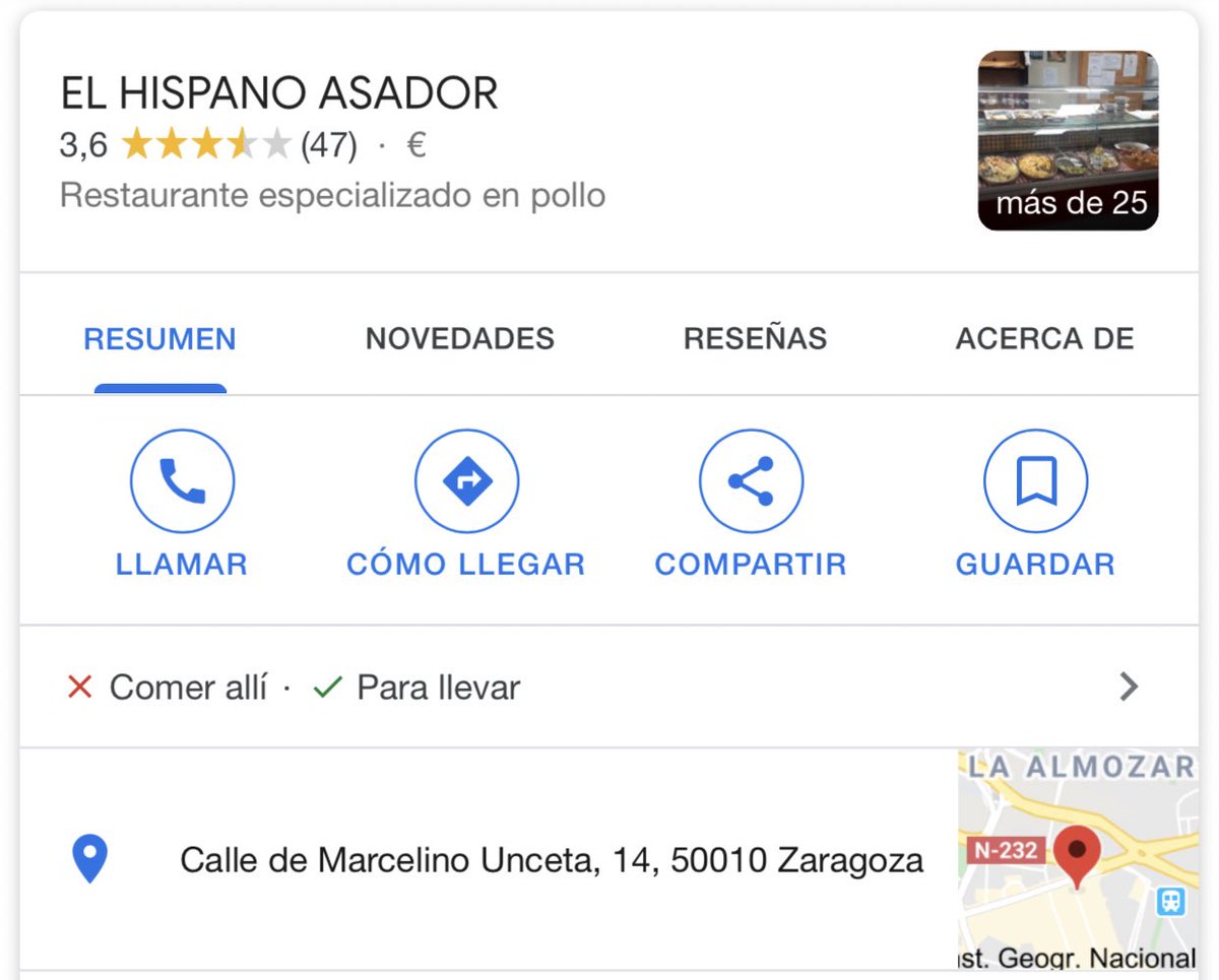 Si visitáis Zaragoza o vivís allí, ya sabéis dónde no tenéis que ir:

Asador El Hispano.