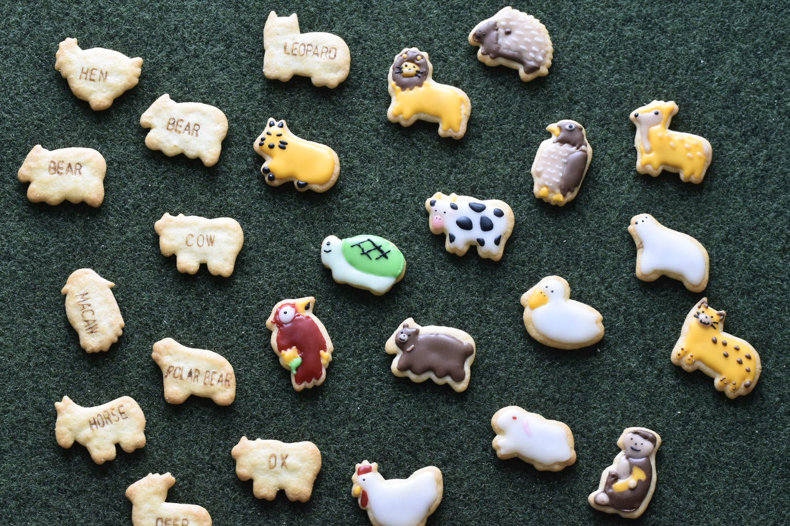 たべっ子どうぶつ のアイシングクッキーがこちら どれも細かくてカラフルで可愛い 話題の画像プラス