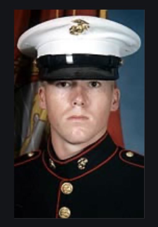 qvalemangusta's tweet photo. @ArlingtonNatl @nonspamming I’ll never forget seeing a photo in ur temp memorial of a young marine named Nathan Wood.  What r the odds I would see him that yr we visited?  Rest In Peace Nathan...our family sponsored u &amp; ur best buddy..He came back but u didn’t...
#MemorialDay2020 
#BattleofFallujah https://t.co/hIa3rPjBpf
