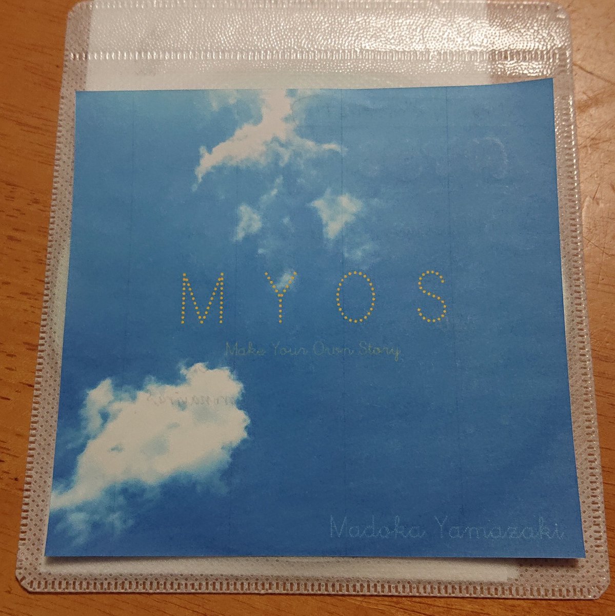 jestacannon009's tweet image. 山崎まどかさんのCD届いたー＼(^▽^)／
#MYOS