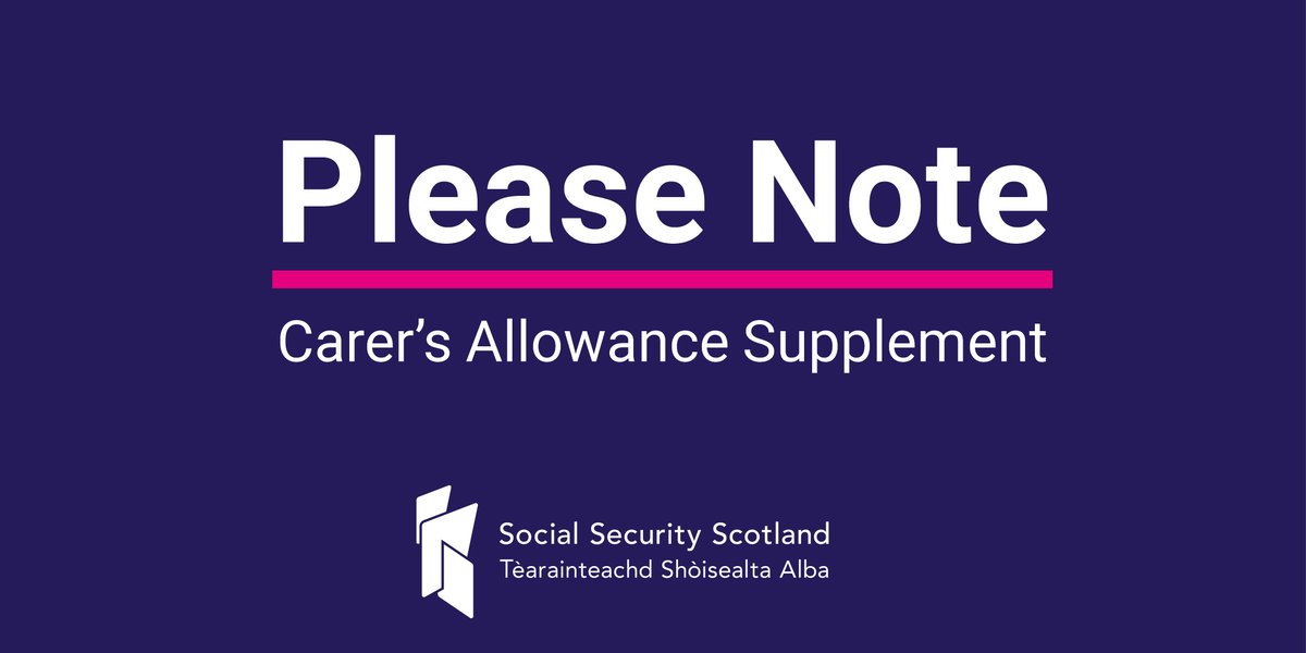 Those getting Carer’s Allowance from <a href="/DWP/">DWP</a> and living in Scotland on 13 April will automatically receive a Carer’s Allowance Supplement payment in June. 

The exact date for this has not been announced yet, but we will share this with clients next week.