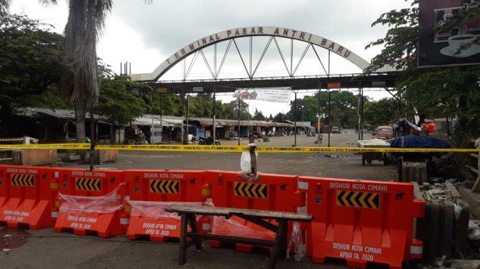 25/05/2020 | Kondisi Pasar Antri Cimahi lengang setelah ditutup. Pembeli seminggu terakhir diminta isolasi mandiri. jabar.tribunnews.com/amp/2020/05/25…