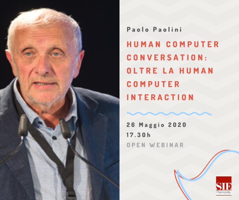 📍 Martedì 26 alle 17.30 torniamo con un nuovo #ergowebinar: #PaoloPaolini ci parlerà di #Human-Compute-Conversation: oltre la Human-Computer-Interaction.
Iscrizioni aperte (fino a 100 patecipanti): lnkd.in/dYhNYNY
<a href="/SieErgonomia/">SIE-Ergonomia</a> <a href="/SIE_Lombardia/">SIE LombardiaLiguria</a>