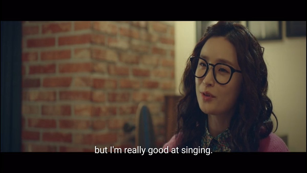 When Mr Bong they thought Song Hwa really want to be a vocalist but  lied because she want to hang out with them more.