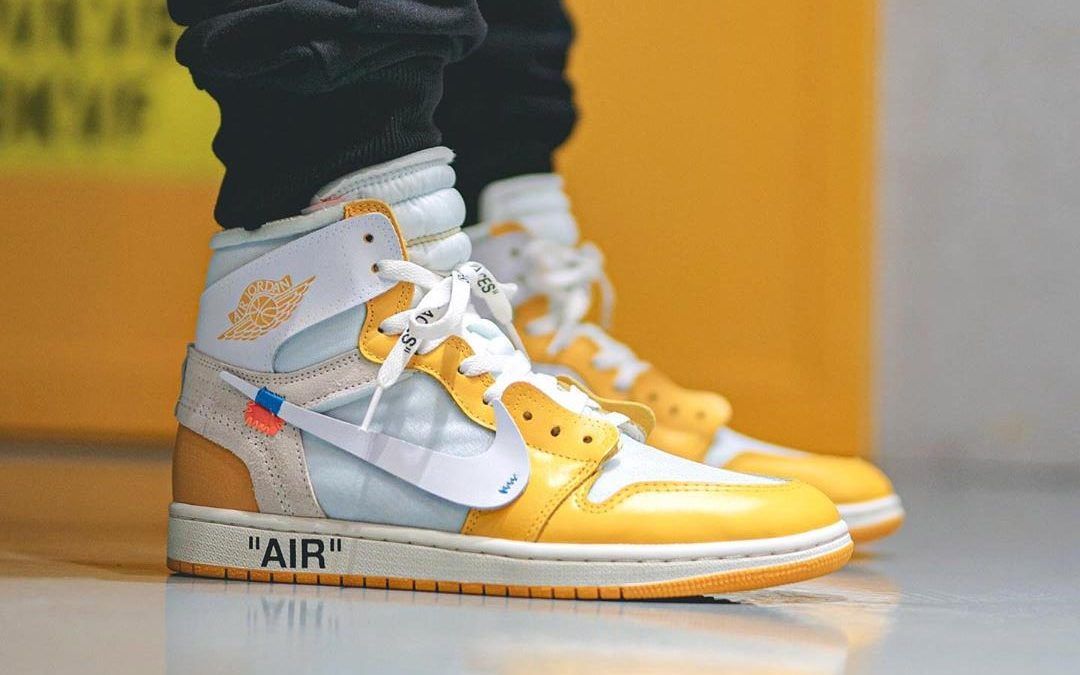 off white aj1 canary