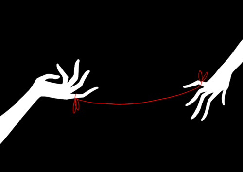 When they say red strings      What your mind said