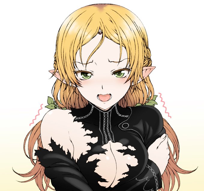 「異世界おじさん」のツンデレエルフを描いてみたり。 