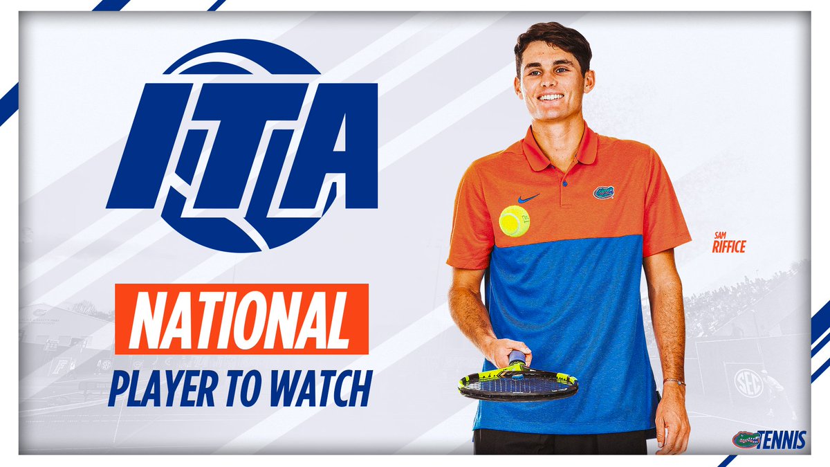 GatorsMTN's tweet photo. .@RifficeSam is your 2020 @ITA_Tennis National Player to Watch 🙌

🗞️ https://t.co/MEDIvocTW8

#GatorWayBestWay | #GoGators 🐊🎾 https://t.co/F8aDLgC9ap