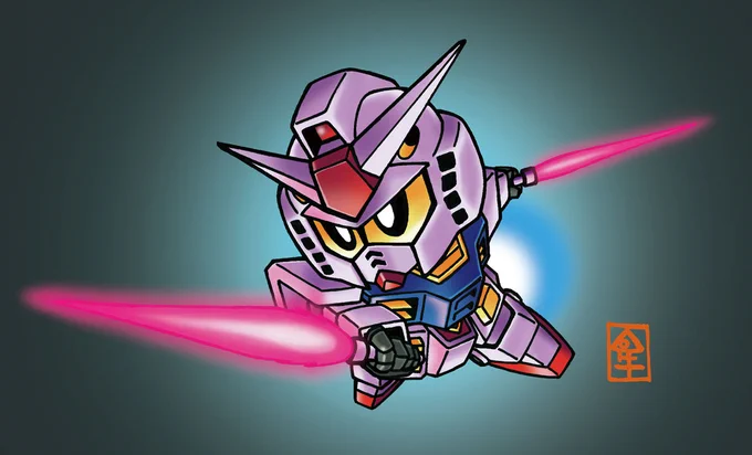 #カッコイイ剣の構え方
二刀流好きです(^^) 