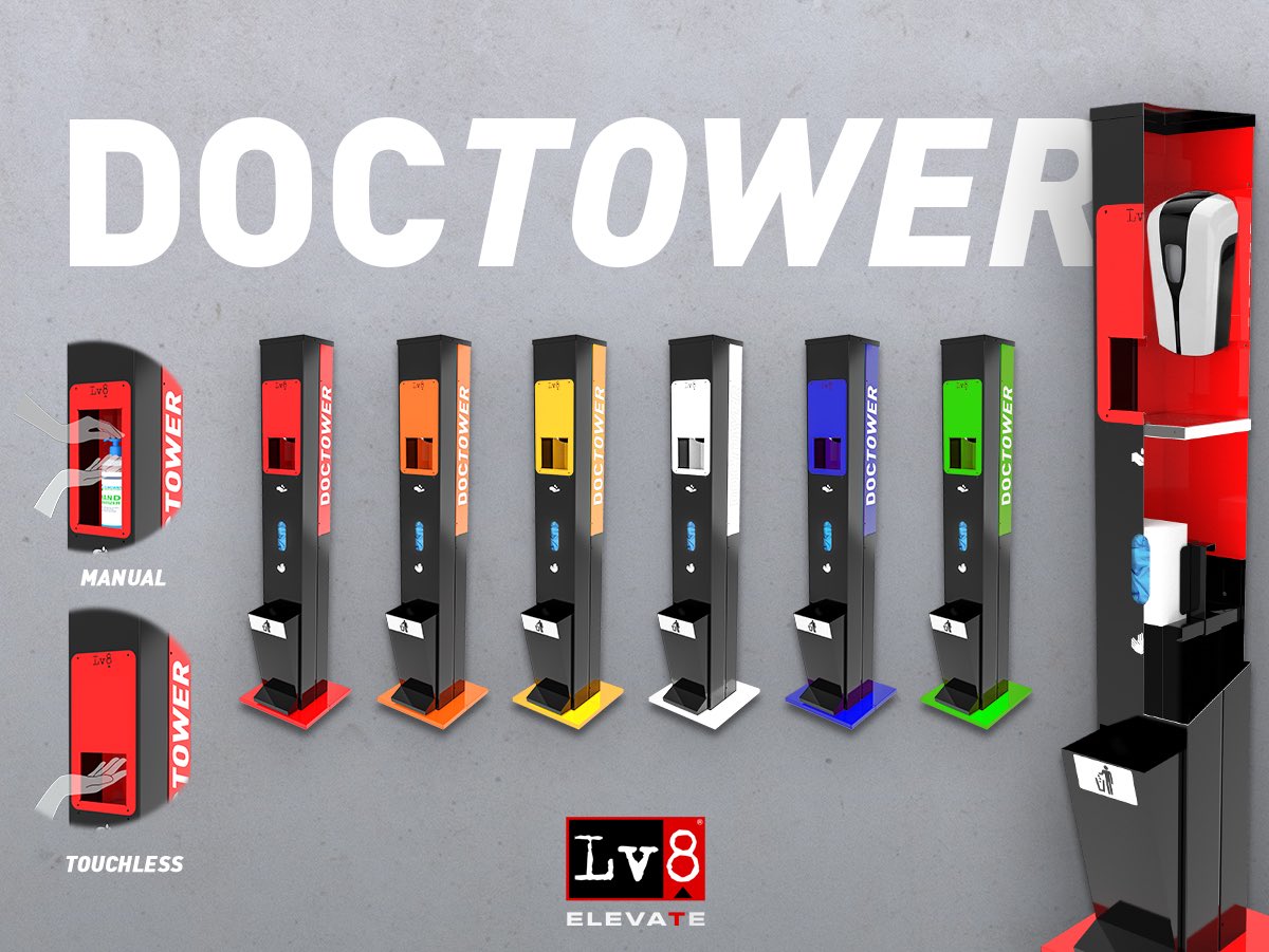 We are excited to introduce you today DocTower ! The new sanitizer tower, 100% Made in LV8® 👉🏻👉🏻 Read more at lv8.it/blog-456/how-t…

#lv8elevate #covid19 #sanitizer #tower #furnituredesign #safetyfirst