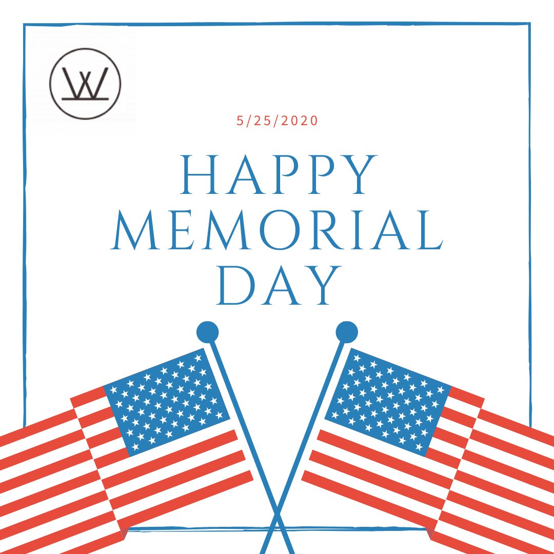 WellsJunction's tweet image. It’s Memorial Day! We hope you have a great day! 🇺🇸