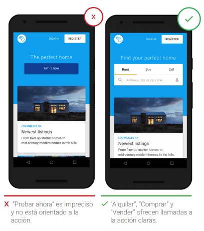 HILO: Os traigo un recopilatorio de recomendaciones de Google sobre UX que deberías aplicar en proyectos. Vamos a ello!

1⃣ CTAS y llamadas a la acción claros👇