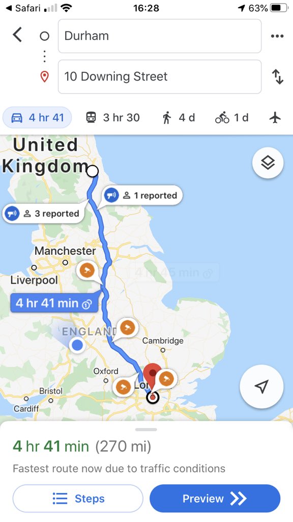 SamCarterLoL's tweet image. Shouldn’t be that late there’s no traffic #DominicCummngs