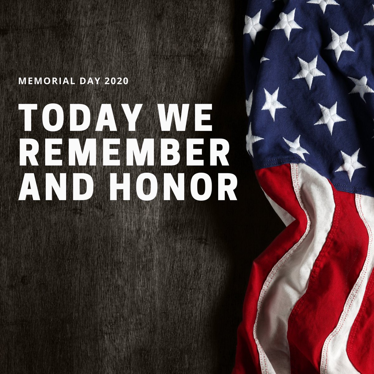 Happy Memorial Day from all of us at Howe Community Resource Center!