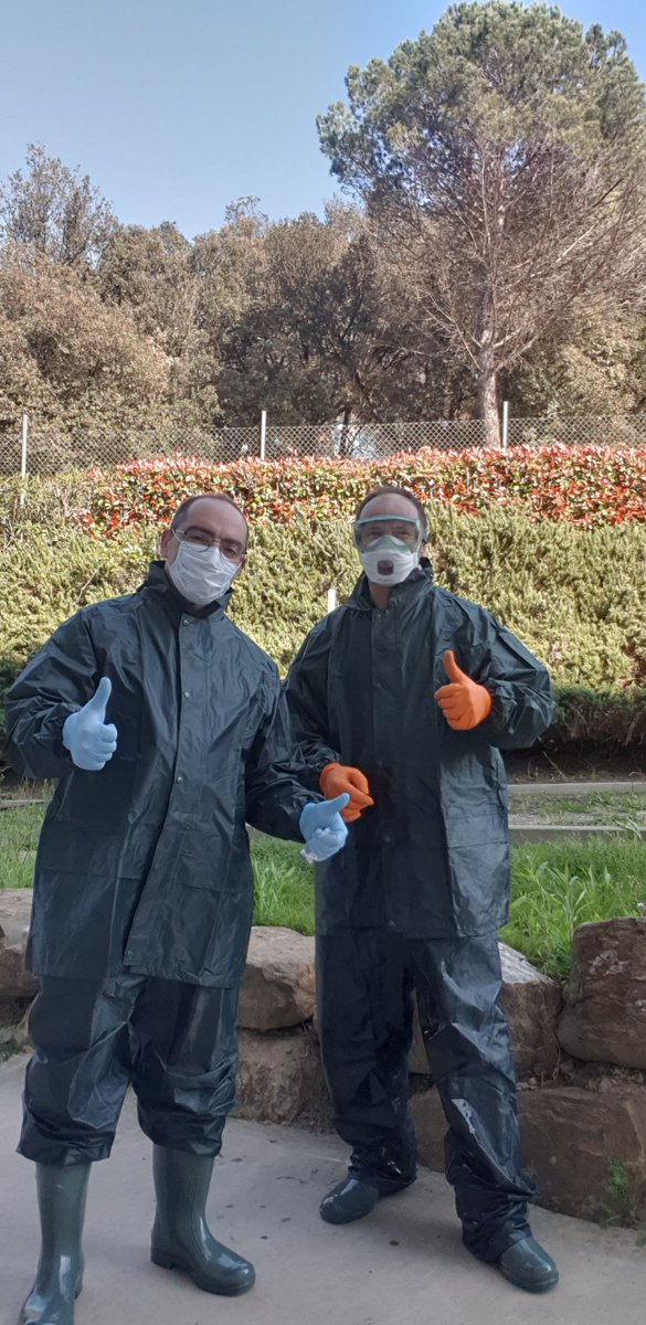 Tras más de 2 meses trabajando codo a codo con personal sanitarios, empresas de limpieza, seguridad y catering, hemos cumplido con nuestro trabajo “h24”.
Gracias a todos los profesionales y un fuerte abrazo a todos los pacientes recibidos.
Sergio, Director - Miguel, Mantenimiento