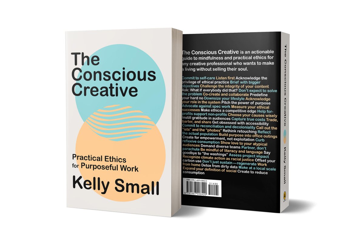 kelly_small's tweet photo. Can we just talk about how exciting it is to be DAYS away from sending this book to press and how supportive, talented, and committed to ethical making The Conscious Creative team @HouseofAnansi has been? https://t.co/vnrJyajm8K