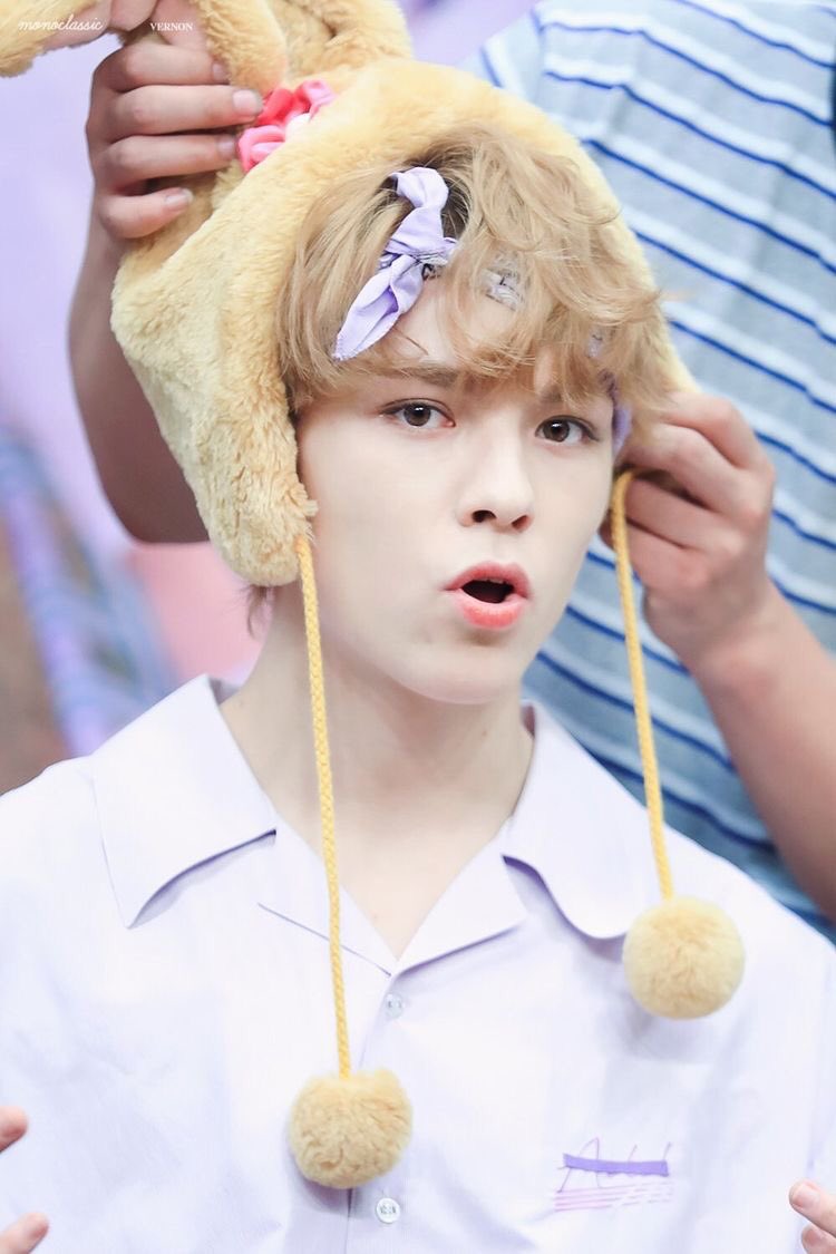 because of chwe hansol, and his bubbly personality & adorable expression 