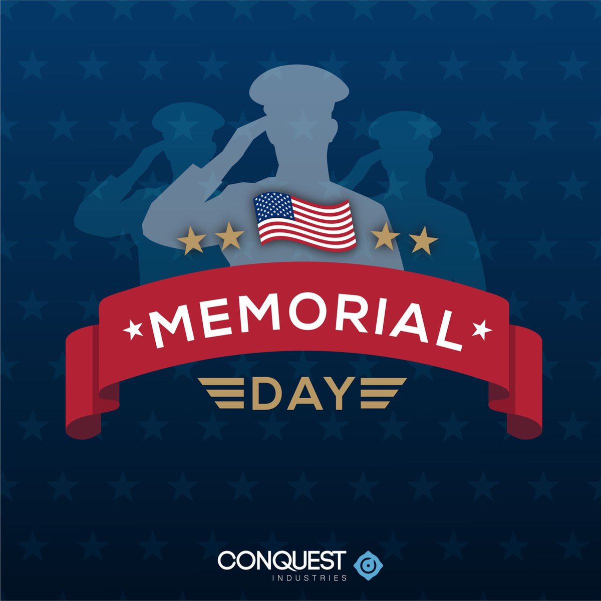 ConquestInd's tweet image. Honoring the Heroes who served to hold our flag high 🇺🇸#MemorialDay #WeAreConquest

#ConquestInd #MadeInTheUSA
• Metal Alloys • SpinCasting • Specialty Metals