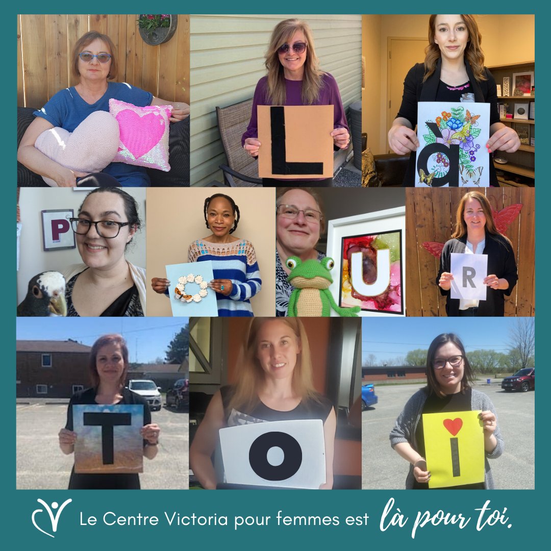 Du 24 au 30 mai 2020, nous soulignons la Semaine des victimes et survivantes d’actes criminels. Le thème cette année est « Célébrer le courage et renouveler l’engagement ». Le Centre Victoria pour femmes est là pour toi. 💜