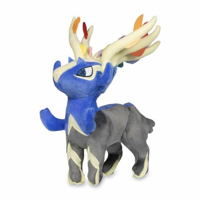 ReviewsPokemon's tweet photo. I can't get over the expression that this Xerneas plush is making https://t.co/FLp5fETS8q