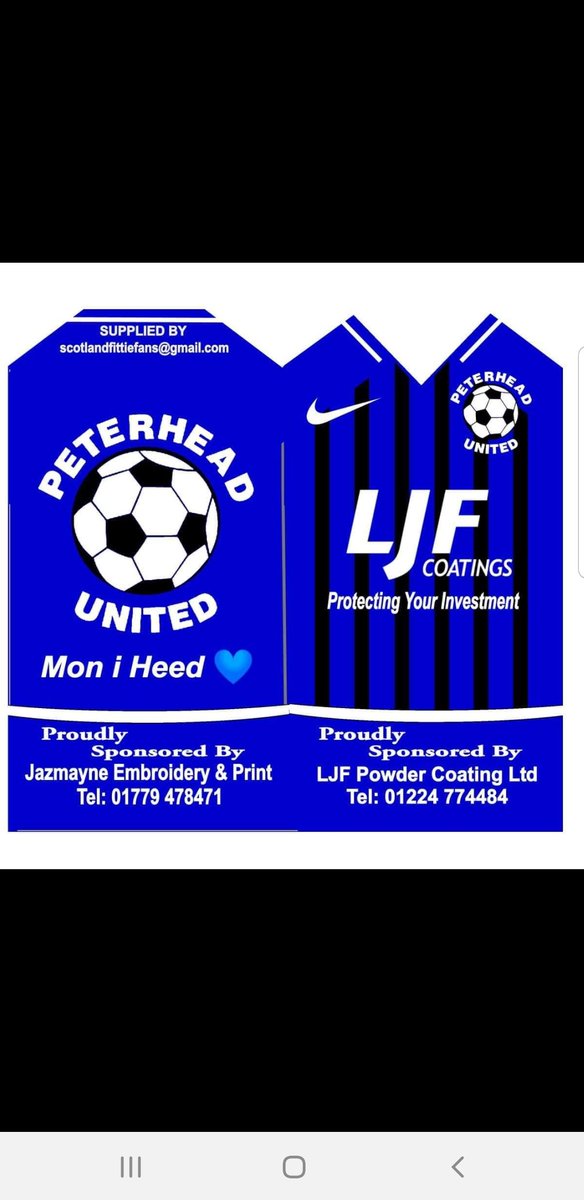 Peterhead United tweet media