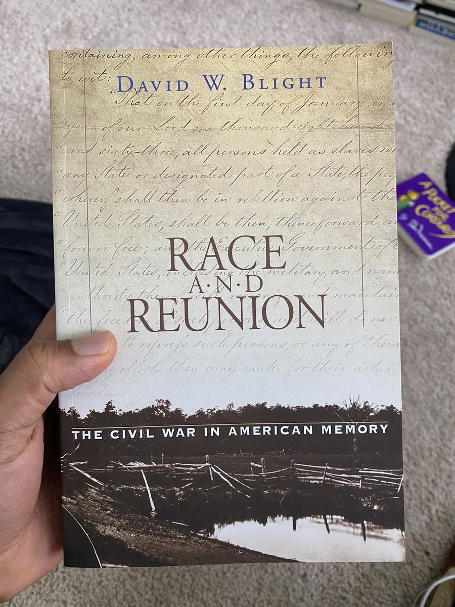 If you’re looking for a more thorough outline of that day and the larger history that surrounds it, I highly recommend Blight’s RACE AND REUNION. An incredible and essential book.