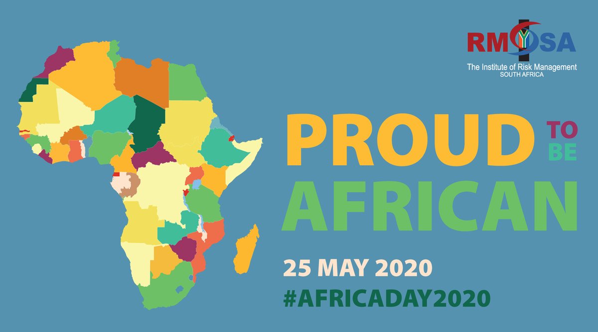 IRMSAInsight's tweet photo. Happy Africa Day!  

Today we celebrate our African identity and this beautiful continent we call home. 
While we reflect on the progress we have made, we set our sights on the future and strive for an Africa renowned for resilience, unity and growth.

#AfricaDay2020 #AfricaDay https://t.co/f7t0zpSHnW