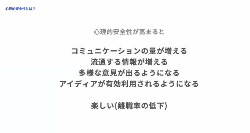 onigiritan's tweet photo. チームの成功のために必要な心理的安全性とGoodpatch Anywhereさん的コミュニケーションルール👀共感。
・結果の質をあげる前にまず心理的安全性を確保してチームの関係の質を上げないと上手くいかない
・安全性大事だよね、で終わるのではなくまず自分自身が実践する(人任せにしない)
#redpatch https://t.co/KAdSTqdHWl