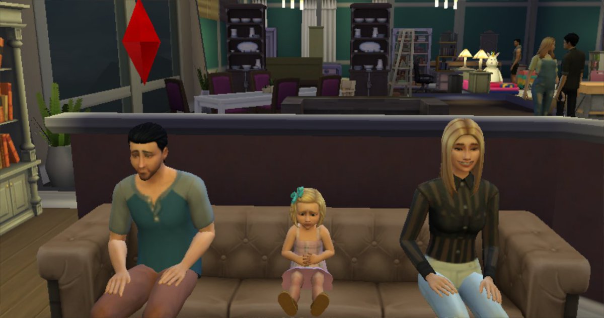 Ross and Rachel with little Emma. I also had Ross and Rachel's wedding but unfortunately I forgot to take pics sadt