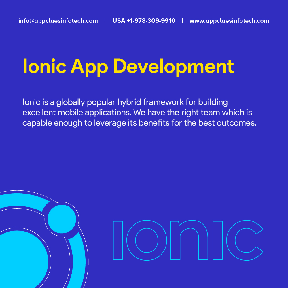 appcluesinfotec's tweet photo. Top-Notch Ionic App Development Agency @appcluesinfotec
#Ionic is a most popular #hybridapp development platforms. We've a dedicated #ionicappdevelopment team that is superiorly talented & builds highly functional apps with error-free coding.
Visit: https://t.co/WMn3Z7Nt2Q https://t.co/6PhCXnFcrw