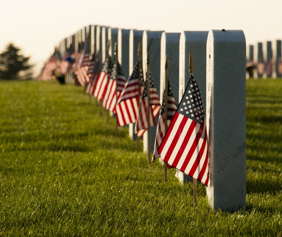 Today we thank those who have sacrificed their lives to protect our freedoms. We are forever indebted to you.