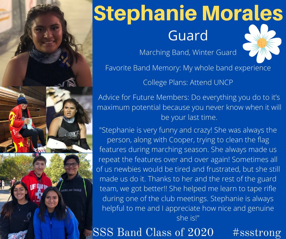 Senior Showcase: Stephanie Morales
#ClassOf2020 #ssstrong