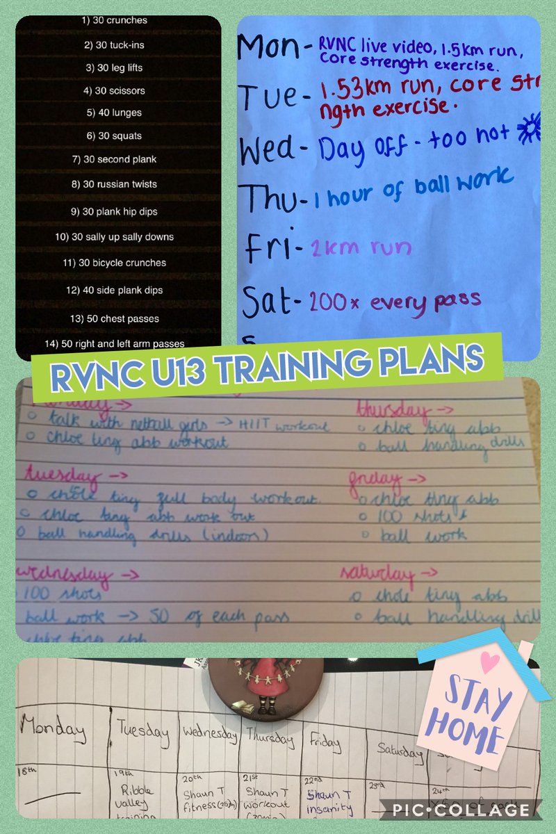RVNC_'s tweet photo. Great to see the #StayAtHome #TrainingPlans for our u13 players keep up the good work #hardworkpaysoffs #NetballFamily #goribble #thesegirlscan https://t.co/SX8qMFE8wO