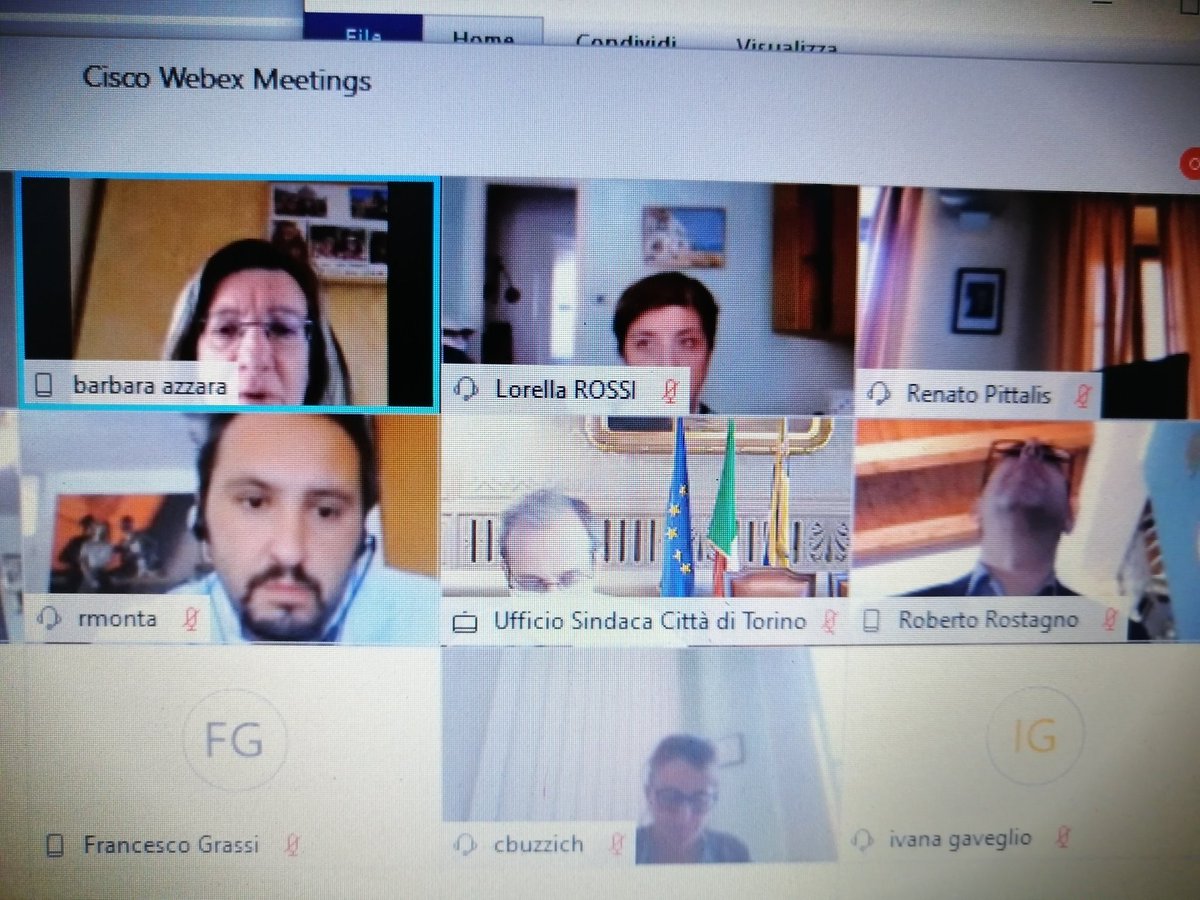 CittaMetroTO's tweet photo. #25maggio cominciata la riunione del #coordinamento #zoneomogenee La consigliera metropolitana @BarbaraAzzara informa i #sindaci sul tema dell'apertura dei #centriestivi https://t.co/Nlwlys5Kme