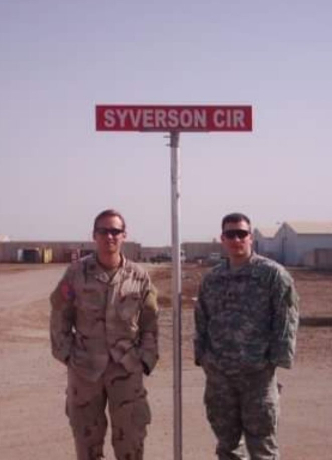 MAJ Paul Syverson (VMI '93) of 5th SFG had been through the initial phases of OEF (where he was wounded) and was about to leave for CGSC when he was killed in a rocket attack in Balad on 16 APR 04. He had been in the same company I was at VMI and we both commanded HSC/3/5 at Grp