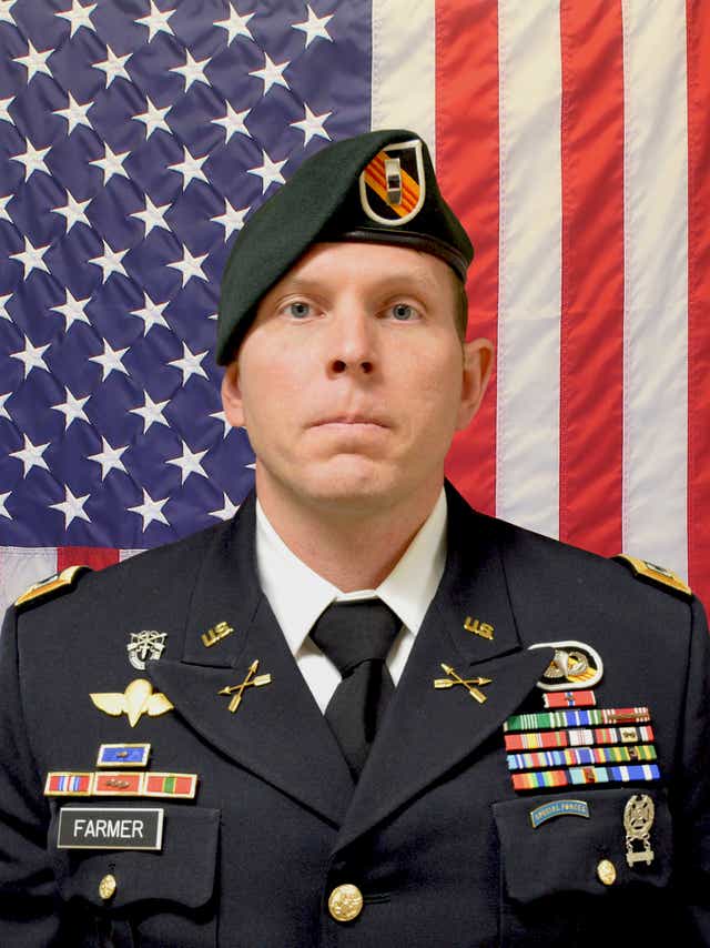 I knew CW2 Jonathan Farmer when he first showed up in B/3/5 after finishing SFQC. He was with our ODB when I was a team leader and then moved to an ODA before the end of OIF V. He was killed in a SVEST attack in Syria on 16 JAN 19. He was a father of four.