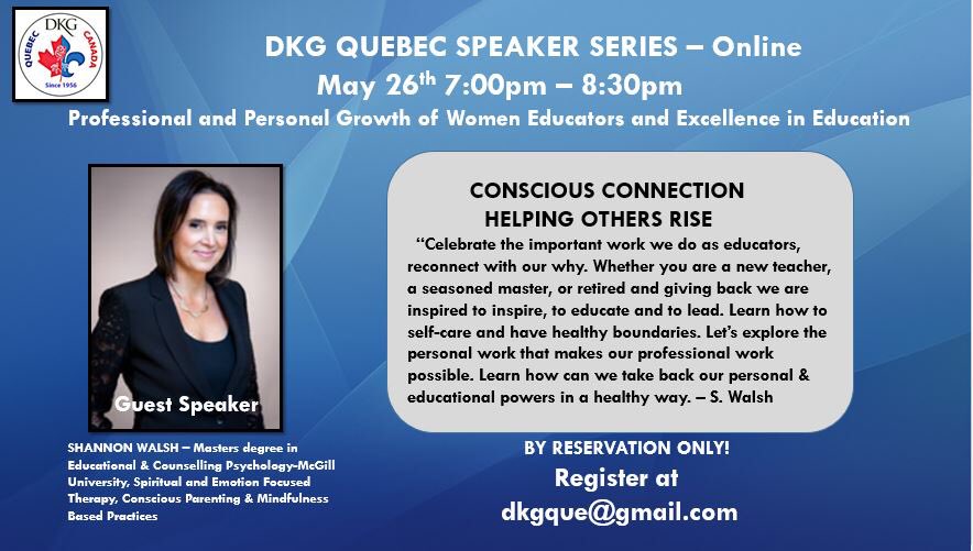whatconnects_us's tweet photo. Meaning and purpose are crucial during this time of crisis.  If you are an educator (past, present or future) join me for a special @DkgQuebec online event tomorrow at 7pm. https://t.co/GdMQb46NLW