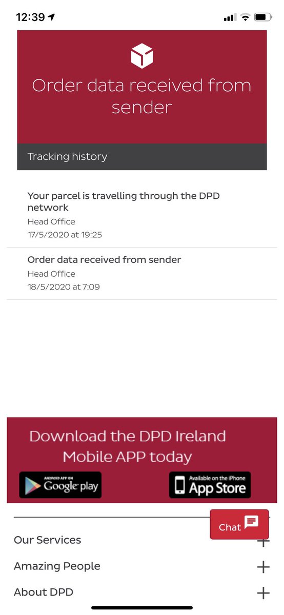 Hey <a href="/dpdireland/">DPD Ireland</a> can someone please advise on how I can get an update on a package that’s been with you since 18th May?? Your chatbot “Barry” is no help and I called and called your helpline but am just waiting on hold repeatedly. Totally loosing patience now 🙈