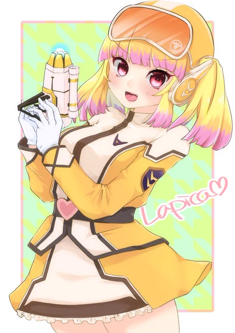 ラピカちゃん描きました!!!ラピカは何を着てもかわいい 
