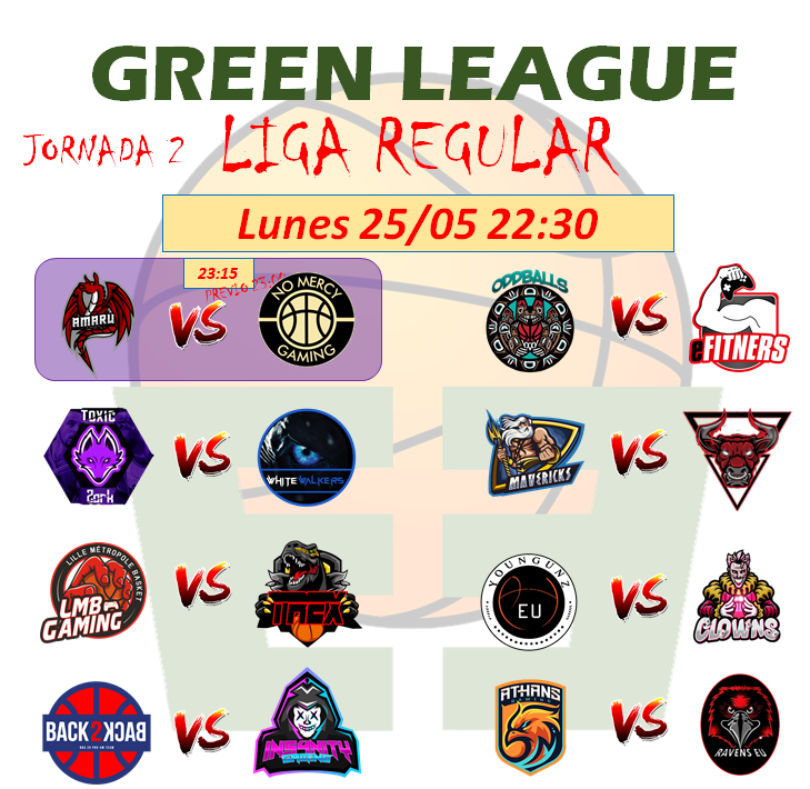 #GreenLeague #SegundaEdicion #Jornada2