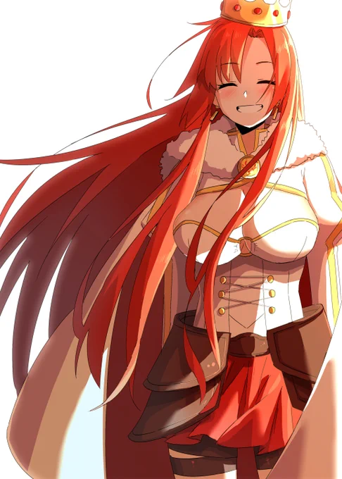可愛いブーディカさんもカッコいいブーディカさんもどちらも素敵だよねという絵です 
