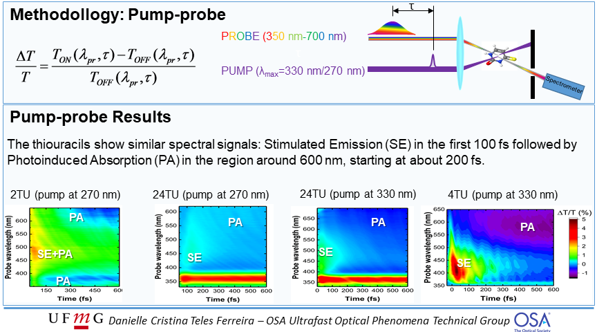 _danicristina's tweet photo. Want to know how a single atom substitution can modify the energy relaxation pathways of the canonical DNA/RNA nucleobases? Take a look at our poster at #OSAUltrafastTG #photonics #optics #UltrafastOptics #Spectroscopy  #AcademicTwitter https://t.co/ROgXmMQYyZ