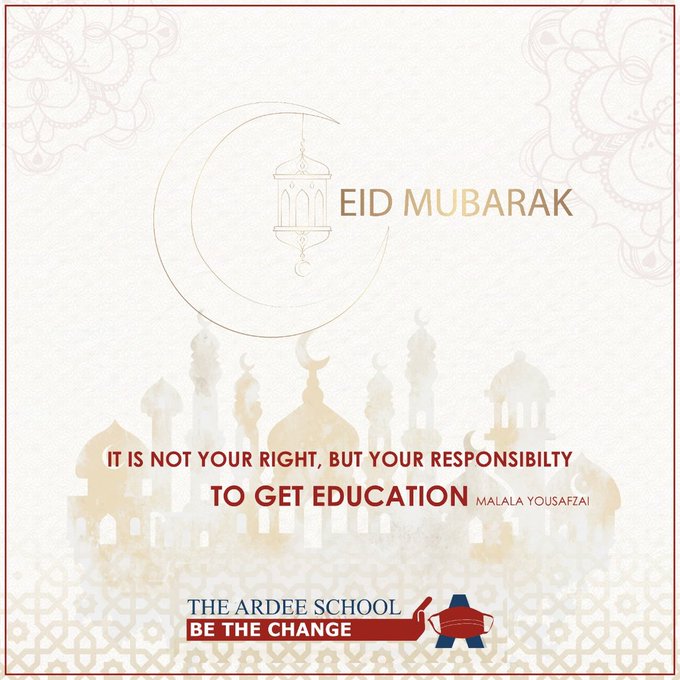 theardeeschool's tweet photo. We wish Eid Mubarak to all ✨
.
.
.
#Theardeeschool #international #keystage2 #Elearning #distancelearning #lifelonglearners #virtualclasses #microsoftforms #spellingcity #padlet #office365 #microsoftteams #flippedclasses #happyeid https://t.co/F30HGgmAXl