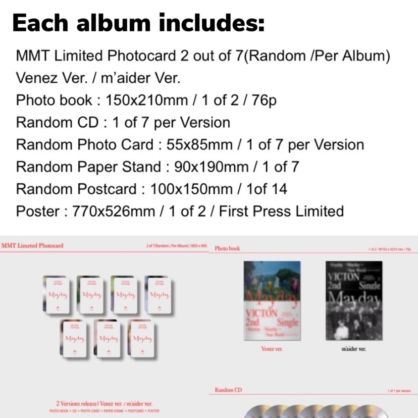 KatieKyun's tweet photo. My Music Taste Victon Mayday group order (GO)! Each album is $14 + $4 US shipping (no extra EMS cost) the shipping cost is very expensive for My Music Taste so I want to help make it cheaper and help people get their favorite member’s cards! Link in bio for more information!! :) https://t.co/e7YeQMelmm