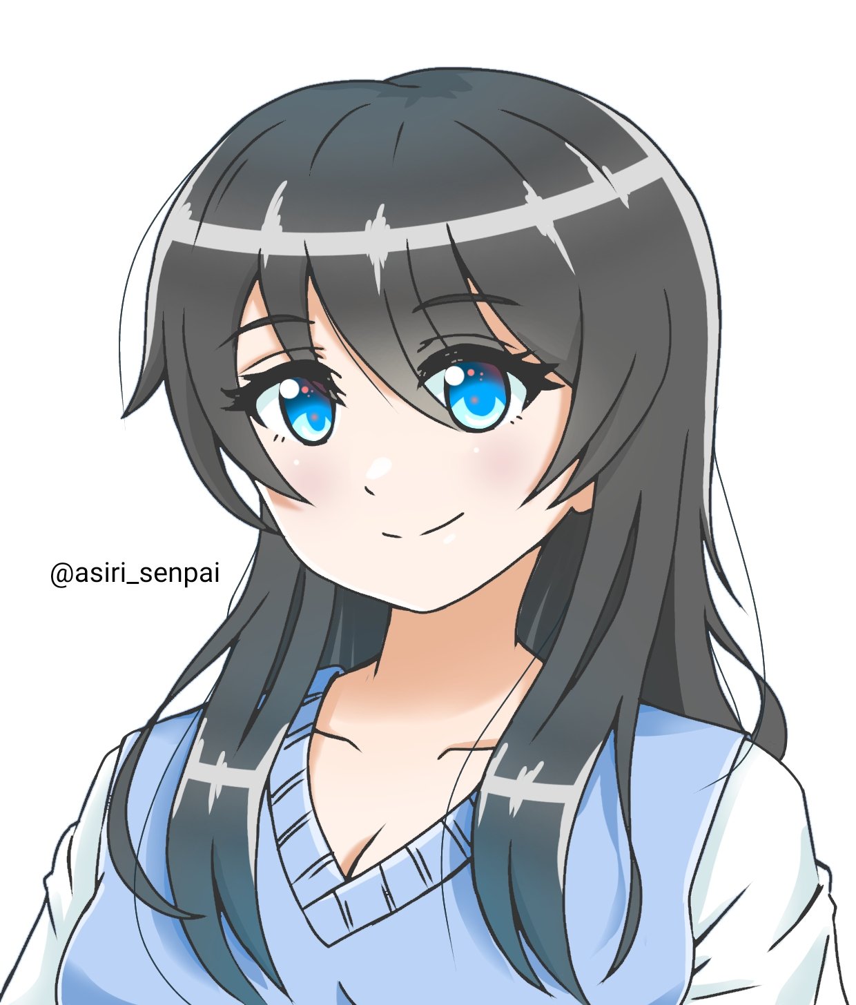 Do any digital drawing or emote in an anime style by Shinypaints  Fiverr