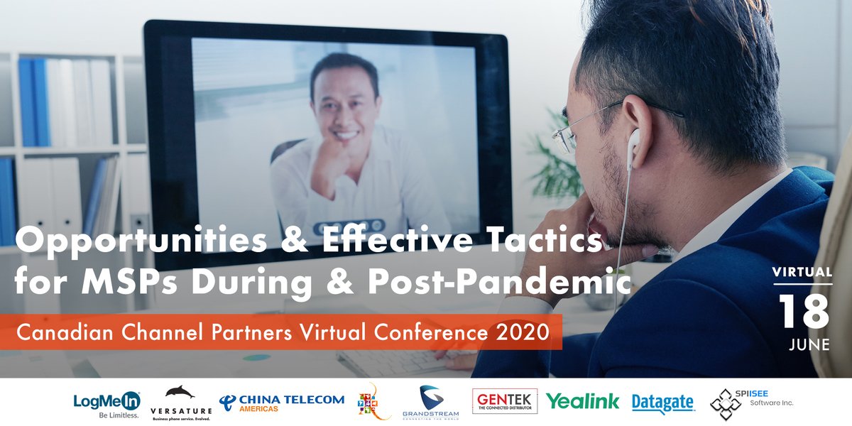 Xeomarketing's tweet photo. Yes, 2020 has been quite a ride.
What should #MSPs and #VARs do for the rest of the year?
Find out in the Virtual #CanadianChannelPartners Conference on June 18 as we'll address the opportunities & tactics for MSPs during and post-pandemic ► https://t.co/Cnlrw0Kh3e https://t.co/04SsY28tPm